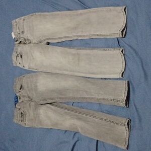 Lot Of 2 Levi's 512 Skinny Taper Fit Performance Gray Jeans Size 7X